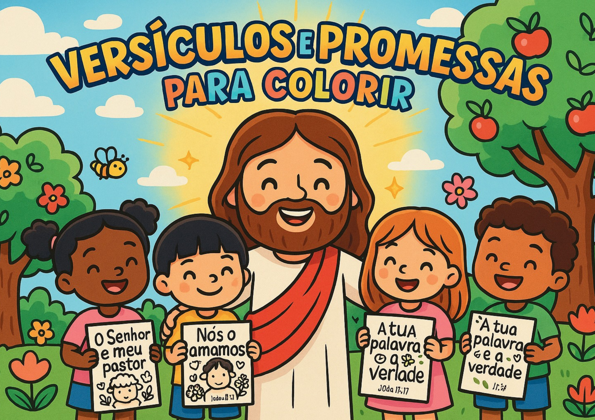 Versículos e Promessas para Colorir